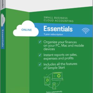 3 user – QuickBooks Online – Essentials Edition – Business Accounting Software (PC/Mac) – 1 Year with Unlimited Support